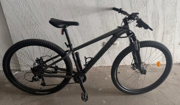 Bicicletă MTB drumeție semi-rigidă 29" cadru aluminiu EXPL 100 Gri - 8