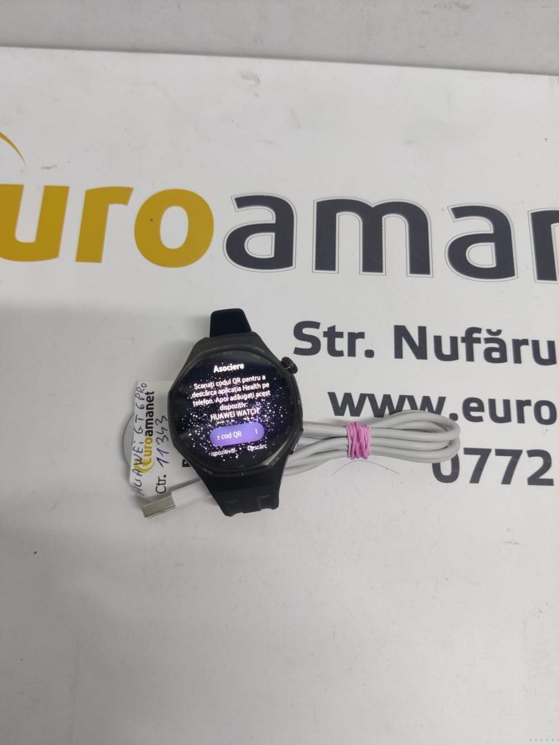 Smartwatch Huawei Watch GT 6 Pro, 46MM, Black Titanium Alloy Case