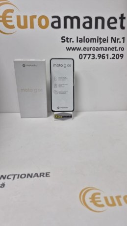 Telefon mobil Motorola g06, Dual SIM, 256GB, 4GB RAM, Tendril Green