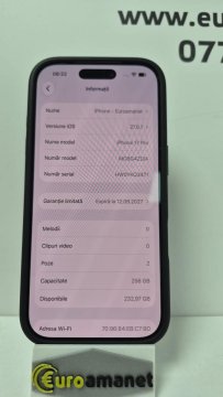 Telefon mobil Apple iPhone 17 Pro, 256GB, 5G, Silver, baterie 100%, 47 cicluri incarcare - 4