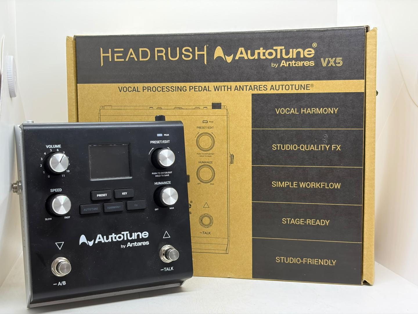 Procesor de efecte vocale Headrush VX5 Autotune, pedala