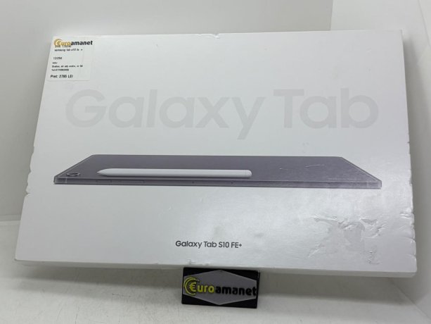 Tableta Samsung Galaxy Tab S10 FE+, 13.1", 12GB, 256GB, Wi-Fi, Gray