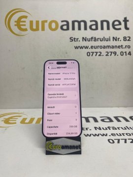 Telefon mobil Apple iPhone 17 Pro, 256GB, baterie 100% - 3
