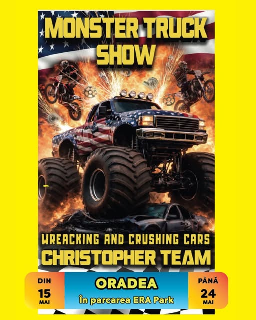 Monster Truck Show la ERA Park Oradea