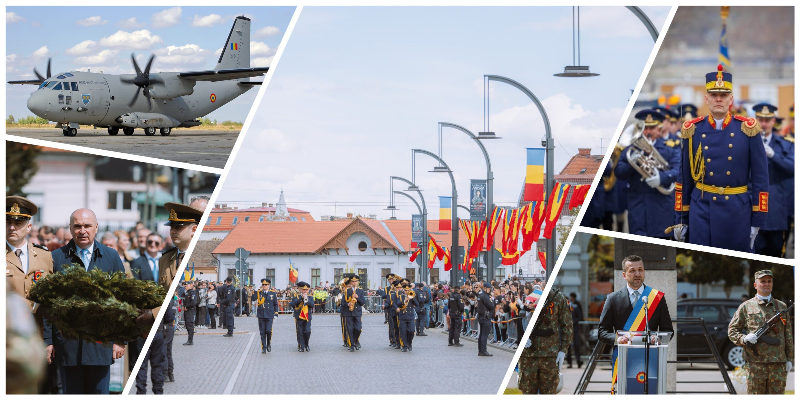 Oradea comemorează luni, 21 aprilie, 106 ani de la instaurarea administrației românești. Ceremonii militare, momente simbolice și avioane militare expuse la Aeroport